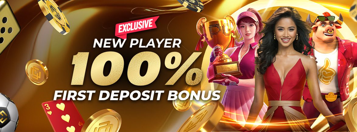 100% First Deposit Bonus 300 PHP